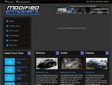 Tablet Screenshot of modified-enthusiasts.co.uk